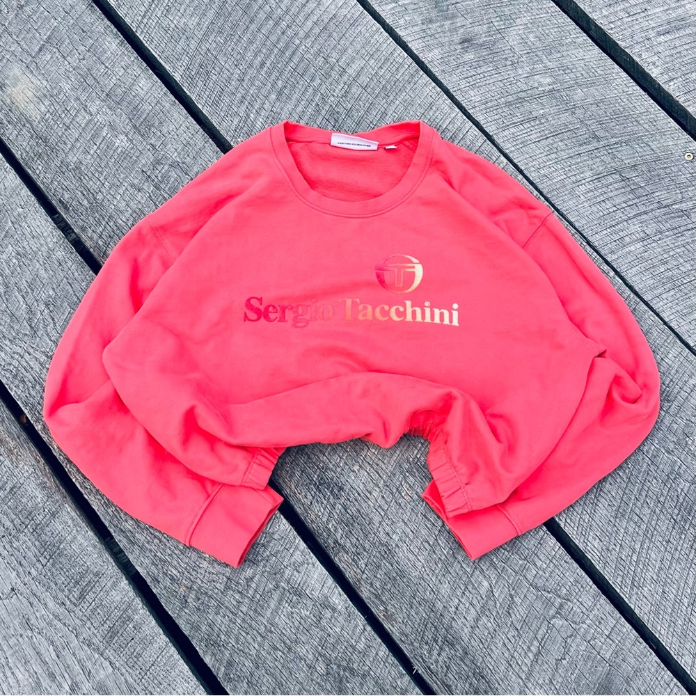 Y2K Sergio Tacchini Cropped Sweatshirt